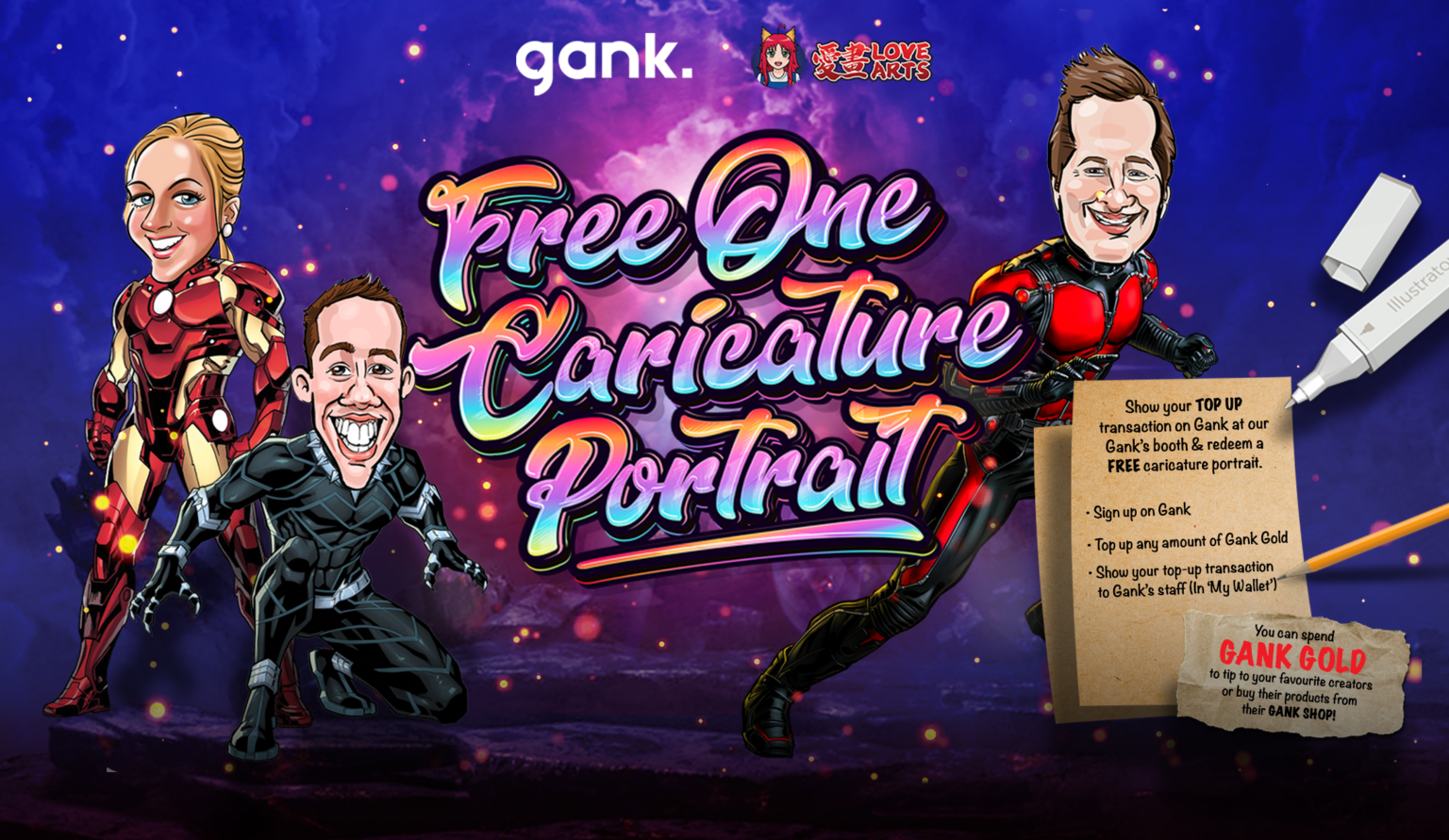 Gank x Love Arts Event
