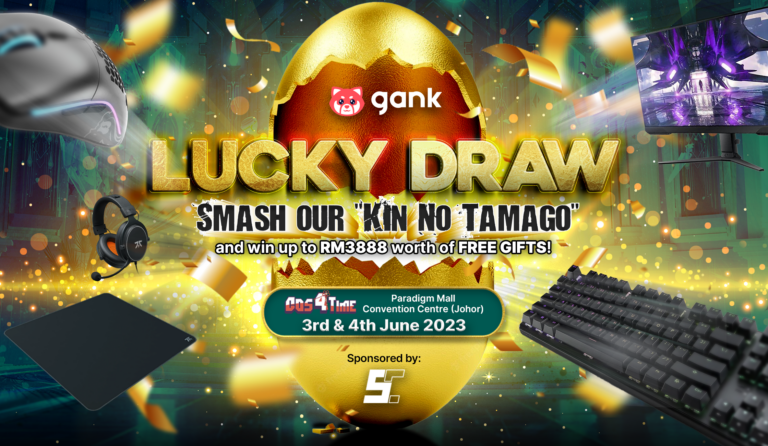 Gank is feeling joyful with Costime IV! Gank is a proud Gold Sponsor and one of the official ticketing platforms for Costime IV!